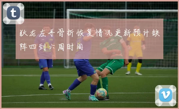 狄龙左手骨折恢复情况更新预计缺阵四到六周时间