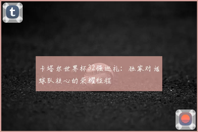 卡塔尔世界杯32强巡礼：独家对话球队核心的荣耀征程